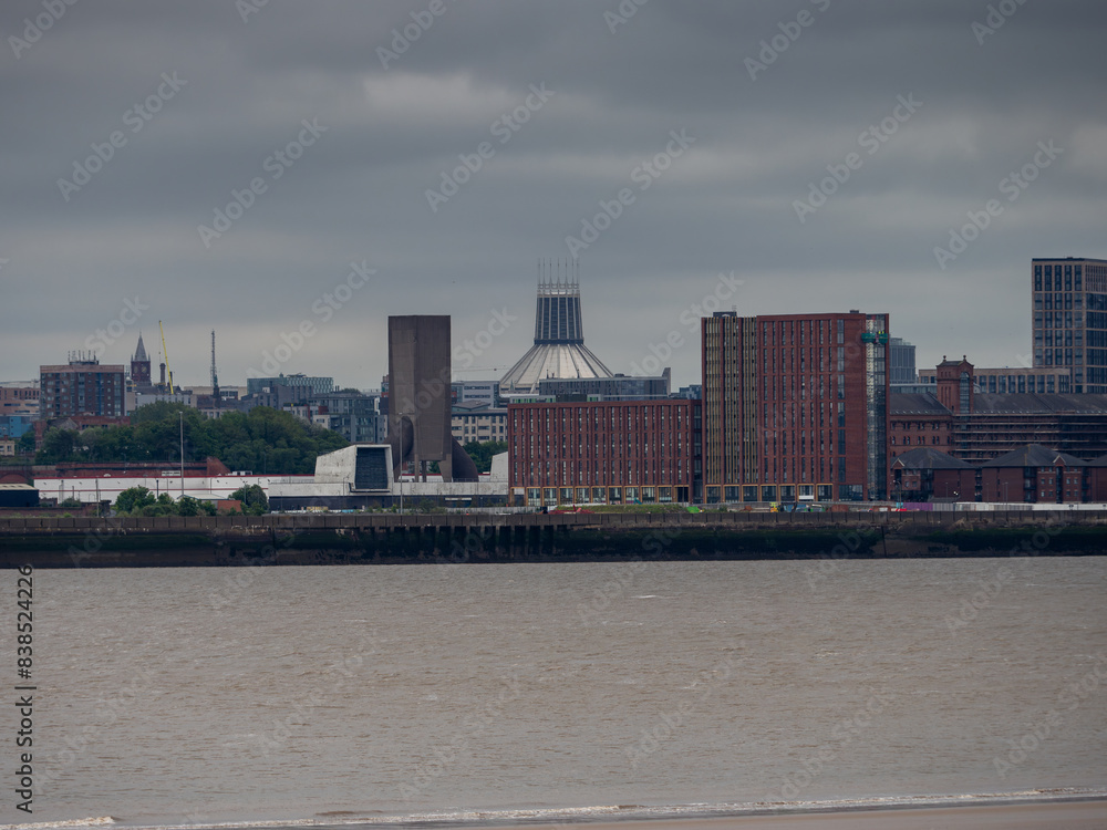 Liverpool Skyline and River Mersey Liverpool Skyline and River Mersey