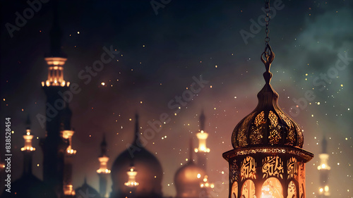 Obraz na płótnie Muharram background, Islamic culture and religion, holiday, poster, template, card design w salonie