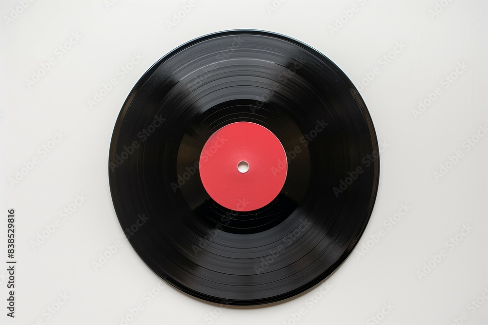 Vinyl record on white background. Vinyl record on white background.