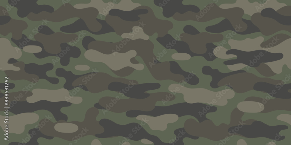 Khaki camouflage pattern. Seamless pattern for clothing design. Khaki camouflage pattern. Seamless pattern for clothing design.