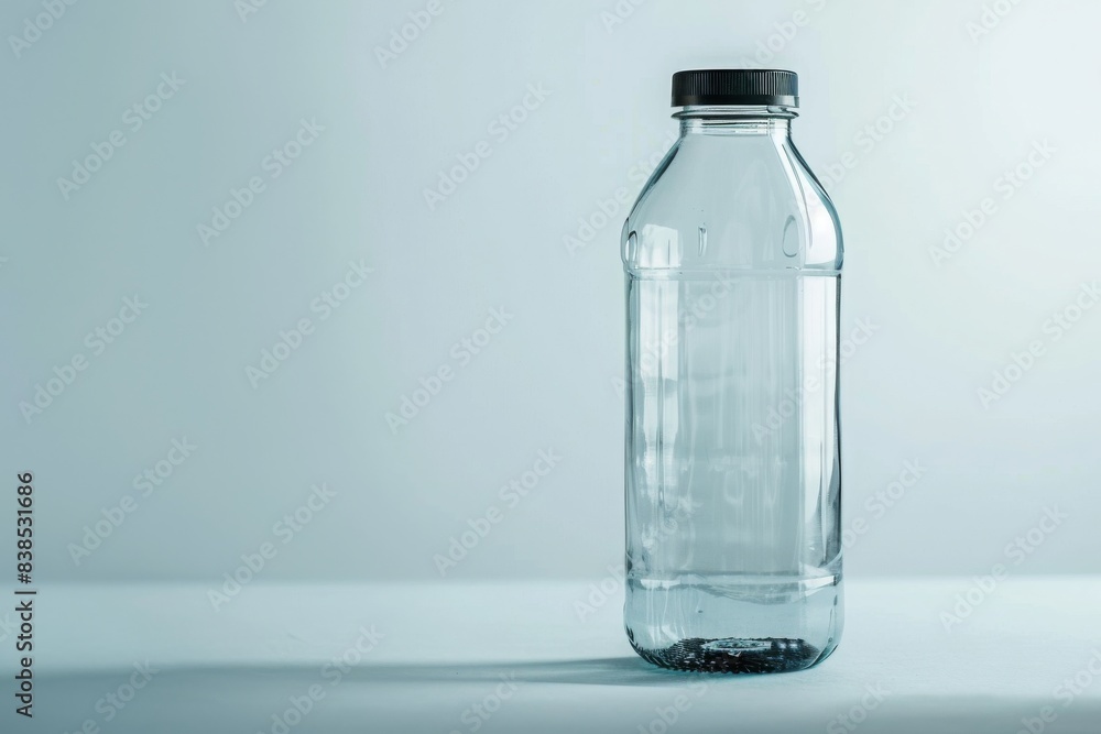 plain drink bottle on a white background plain drink bottle on a white background