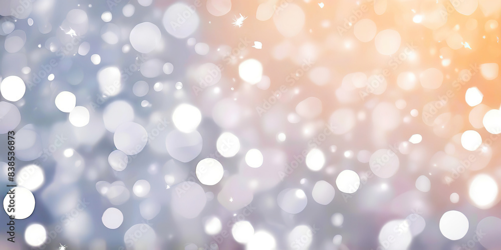 Bokeh glow white Background Bokeh glow white Background