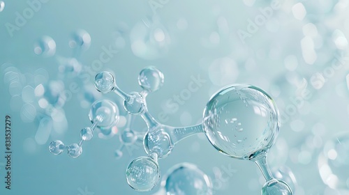 Water droplet concept background