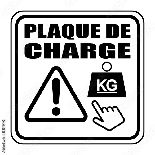Logo plaque de charge.