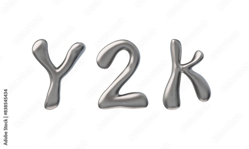3D glossy silver capital letters Y 2 K liquid metal surface, vector realistic chrome volume y2k font type melted steel 3D glossy silver capital letters Y 2 K liquid metal surface, vector realistic chrome volume y2k font type melted steel