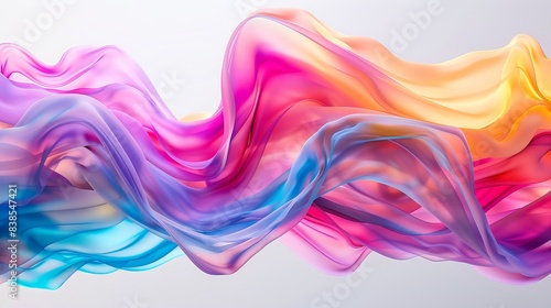 "Stock Photo: Colorful Wavy Object"