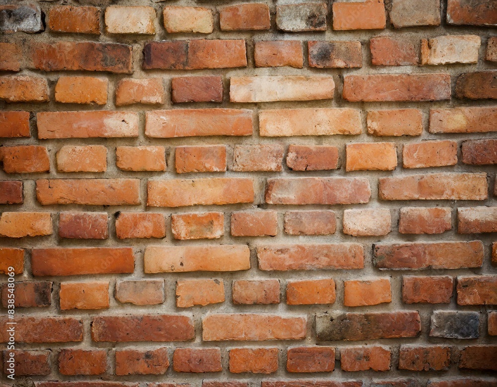 Fototapeta premium brick bricks stone mortar stucco wall background backdrop surface