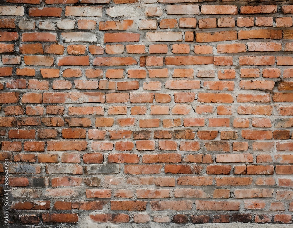 Fototapeta premium brick bricks stone mortar stucco wall background backdrop surface