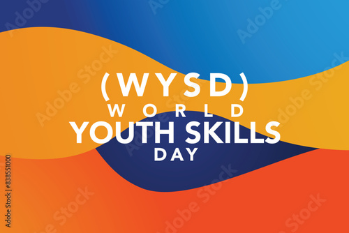 World Youth Skills Day vector. Graduation hat silhouette icon vector. Education and knowledge icon set vector. Research and engineering symbols. July 15. Important day