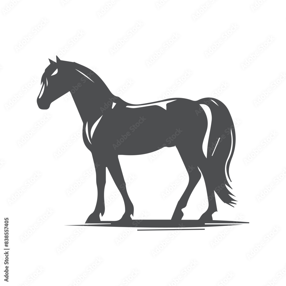 horse silhouette isolated on white horse silhouette isolated on white