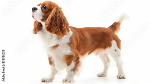 Obraz na płótnie cavalier king Charles spaniel isolated on white background