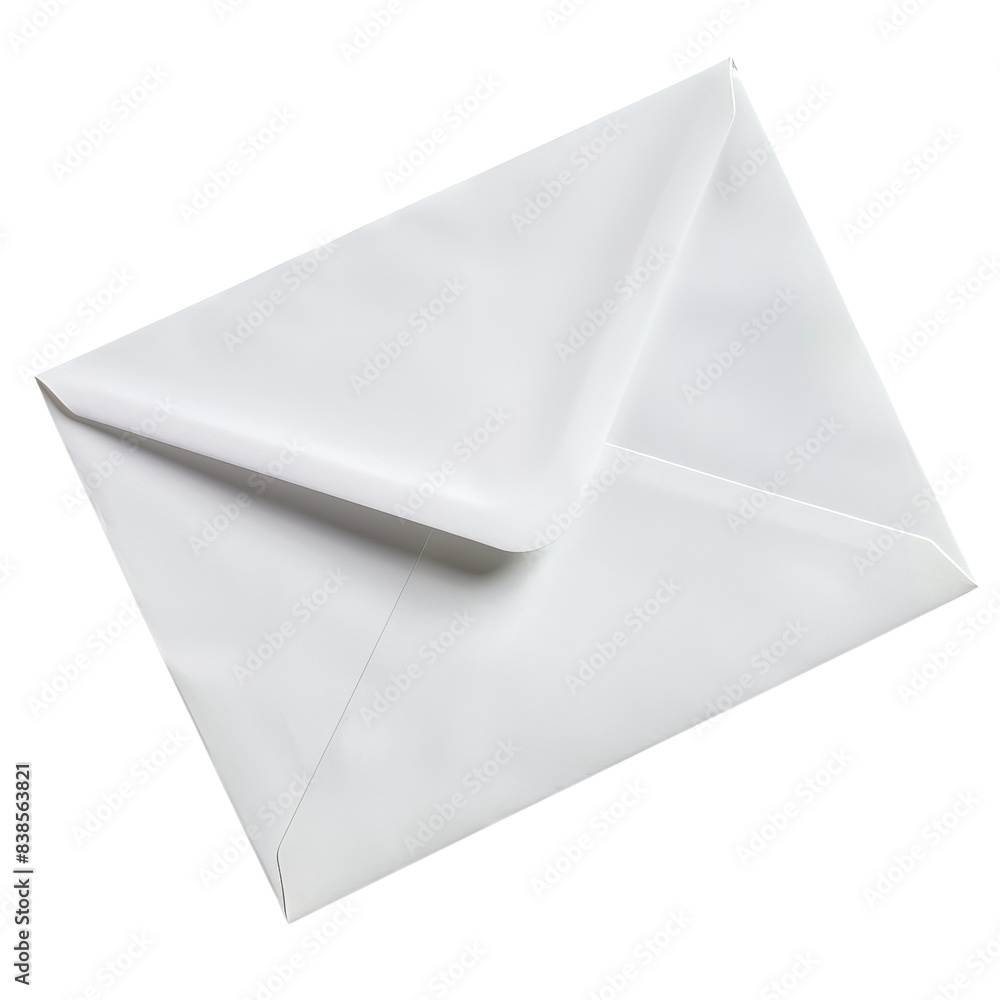 white envelope isolated on white background, transparent background white envelope isolated on white background, transparent background