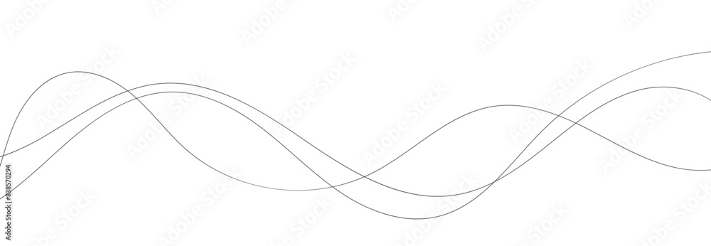 Wave lines vector illustration. Curve wave seamless pattern. Line art striped graphic template. Wave lines vector illustration. Curve wave seamless pattern. Line art striped graphic template.