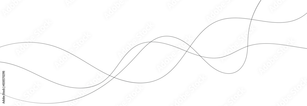 Wave lines vector illustration. Curve wave seamless pattern. Line art striped graphic template. Wave lines vector illustration. Curve wave seamless pattern. Line art striped graphic template.
