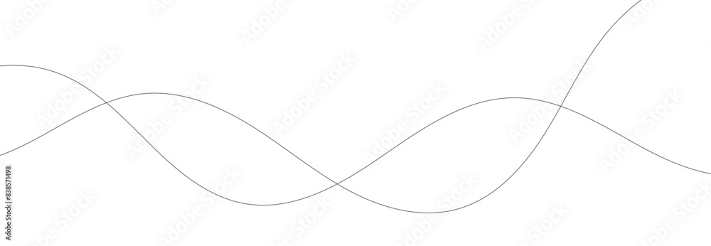 Wave lines vector illustration. Curve wave seamless pattern. Line art striped graphic template. Wave lines vector illustration. Curve wave seamless pattern. Line art striped graphic template.