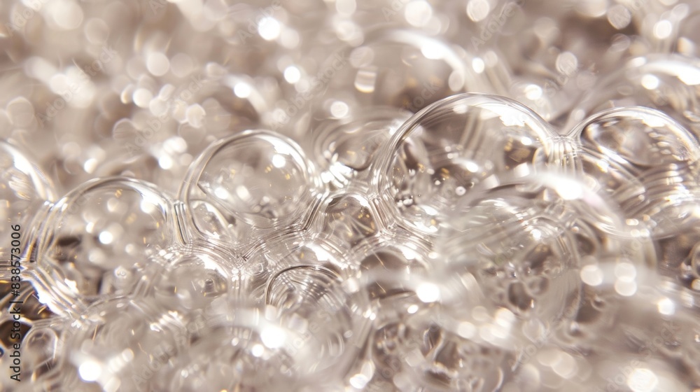 From a distance the bubble wrap appears to be a uniform texture of bumps. But upon closer inspection it becomes clear that there are variations in size and shape giving it a dynami From a distance the bubble wrap appears to be a uniform texture of bumps. But upon closer inspection it becomes clear that there are variations in size and shape giving it a dynami