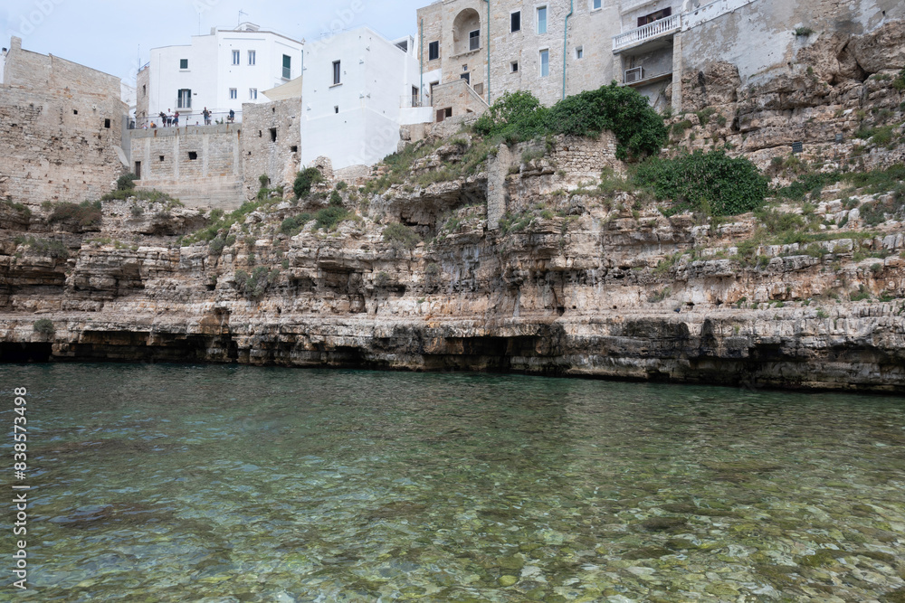 The Old town of Polignano a Mare, Apulia Region, Italy The Old town of Polignano a Mare, Apulia Region, Italy