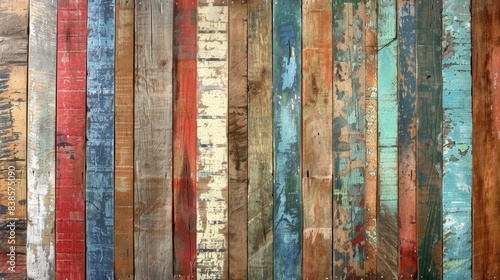 The intricate grains and variations in color of the reclaimed wood create a visually interesting texture that draws the eye and sparks curiosity photo