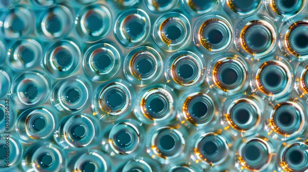 A closeup of a texture with tiny circular bumps closely packed together mimicking the compact and smooth structure of a lithiumion batterys cell composition A closeup of a texture with tiny circular bumps closely packed together mimicking the compact and smooth structure of a lithiumion batterys cell composition