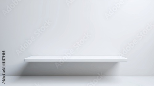 Wallpaper Mural Product presentation background, Minimalist shelves on Background with Shadows Torontodigital.ca