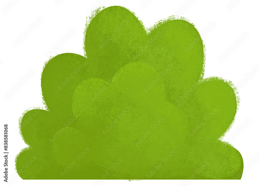 cartoon scene with green garden park element plant bush nature isolated background illustration for children cartoon scene with green garden park element plant bush nature isolated background illustration for children