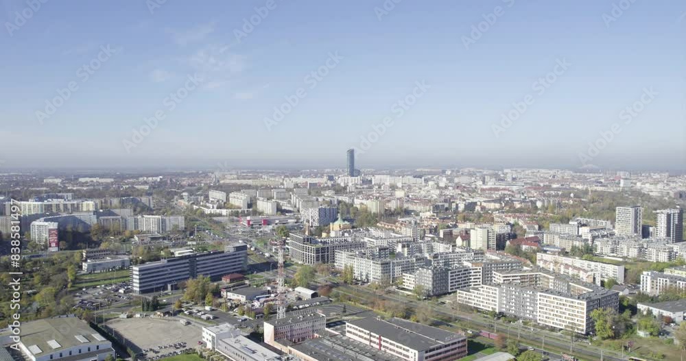 aerial view of the construction site with tall cranes aerial view of the construction site with tall cranes