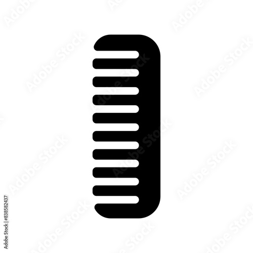 comb icon in flat style isolated on white background