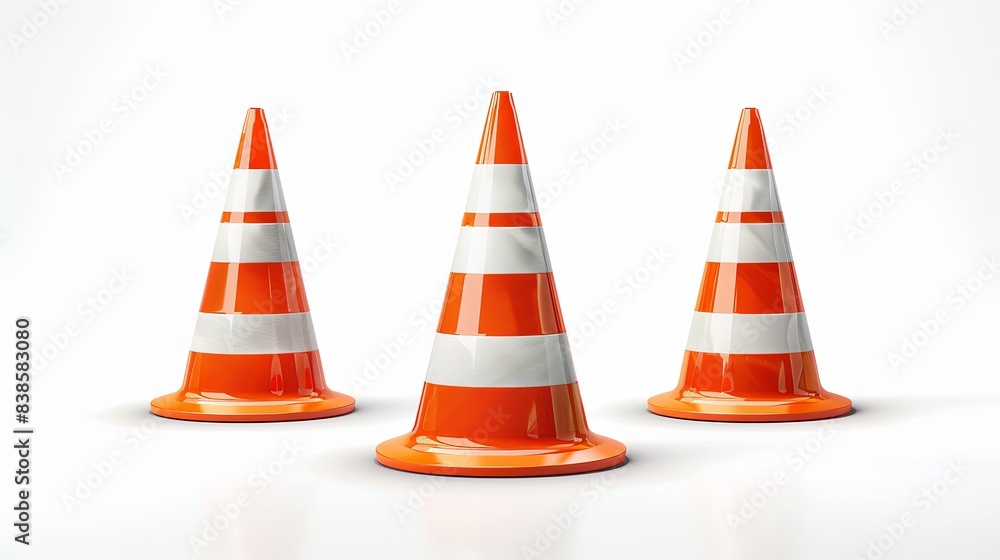 Traffic cone vector illustration Traffic cone vector illustration