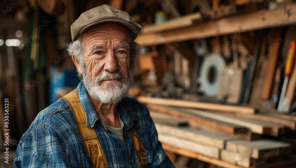 Frame a portrait of the woodworker, their weathered hands and wise eyes a testament to a lifetime spent honing their craft and mastering their art. Frame a portrait of the woodworker, their weathered hands and wise eyes a testament to a lifetime spent honing their craft and mastering their art.