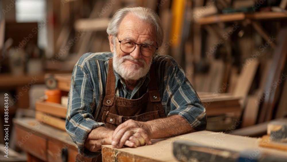 Zoom out to reveal the woodworker's legacy, a storied career spanning