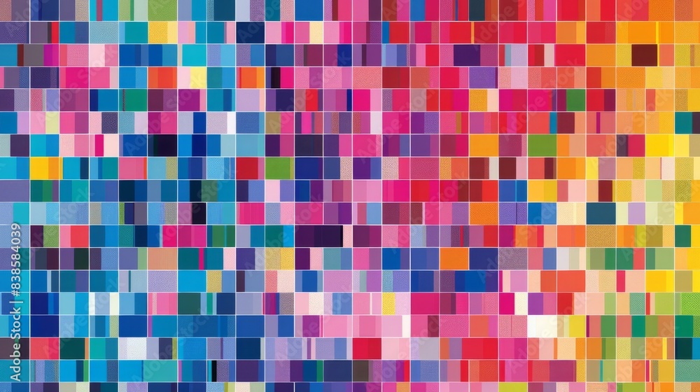 dense 2d square grid of hundreds of colors dense 2d square grid of hundreds of colors