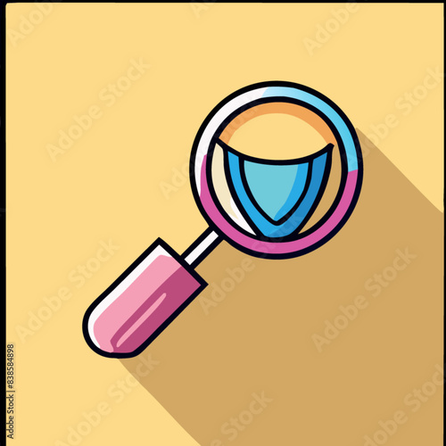 Colorful Flat Design Communication Icons Set