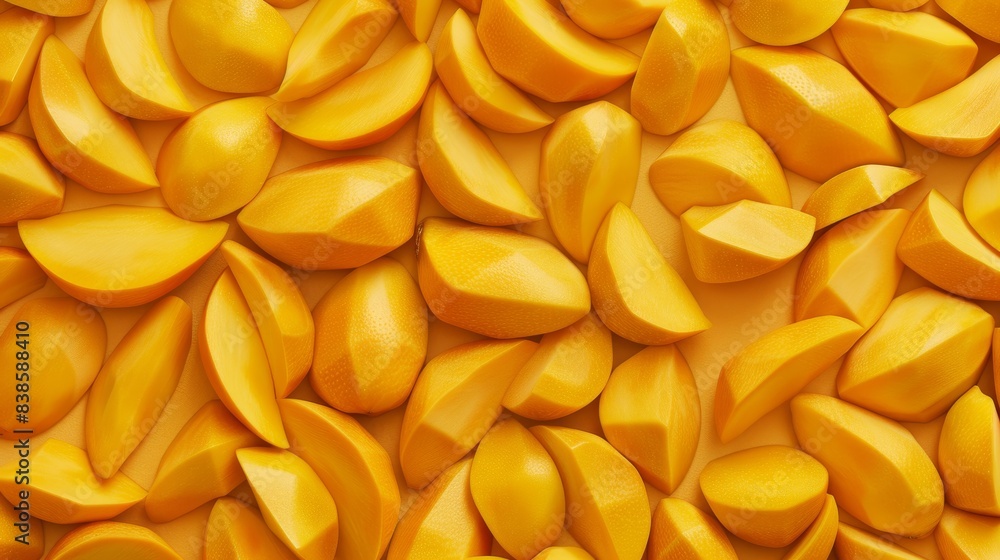 Mango background. Close-up of a beautiful ripe sweet mango. Mango background. Close-up of a beautiful ripe sweet mango.