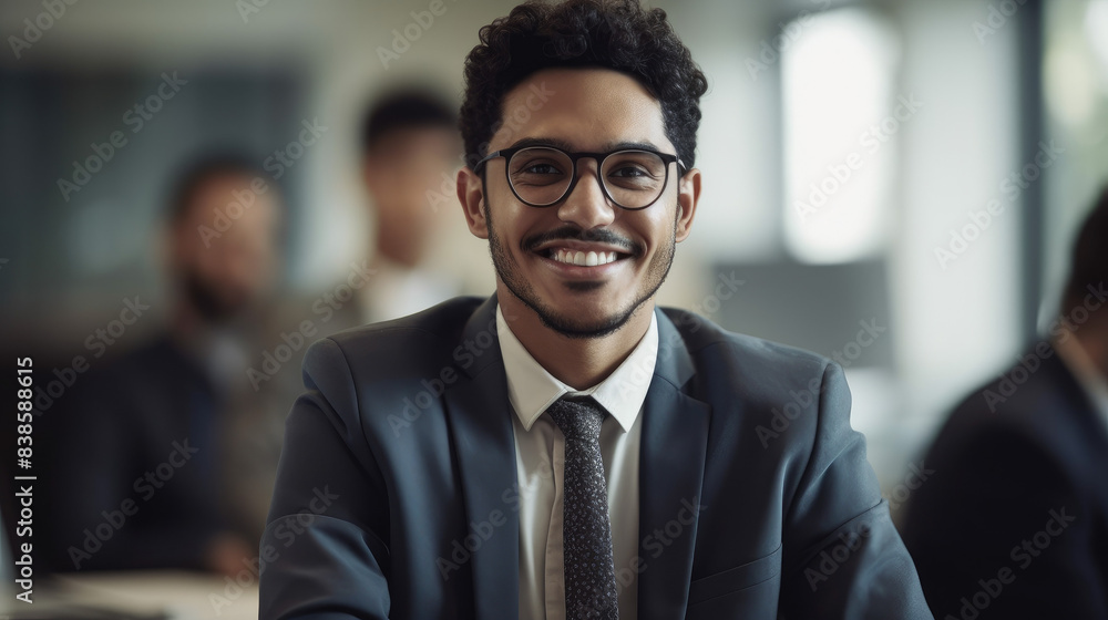 Fototapeta premium a photo of a young businessman