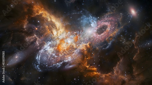 Deep space observatory capturing breathtaking cosmic events  from supernovae to colliding galaxies