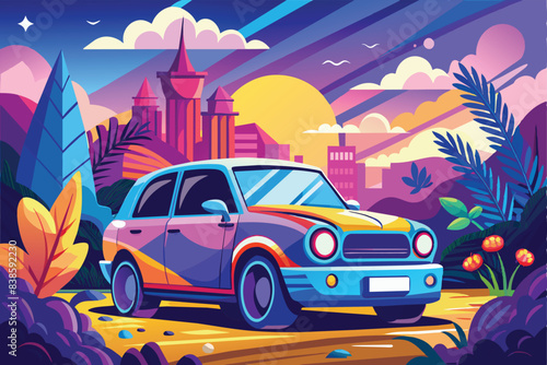 Mobile Dreams: Captivating Conceptual Illustration