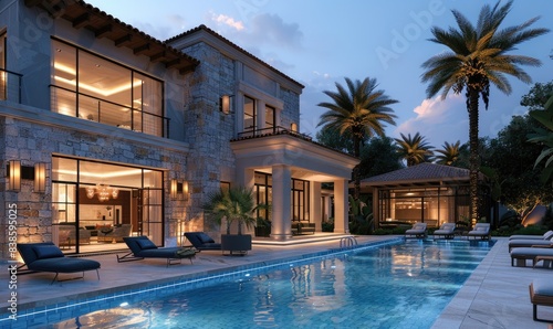 An extra large pool in a Gr...