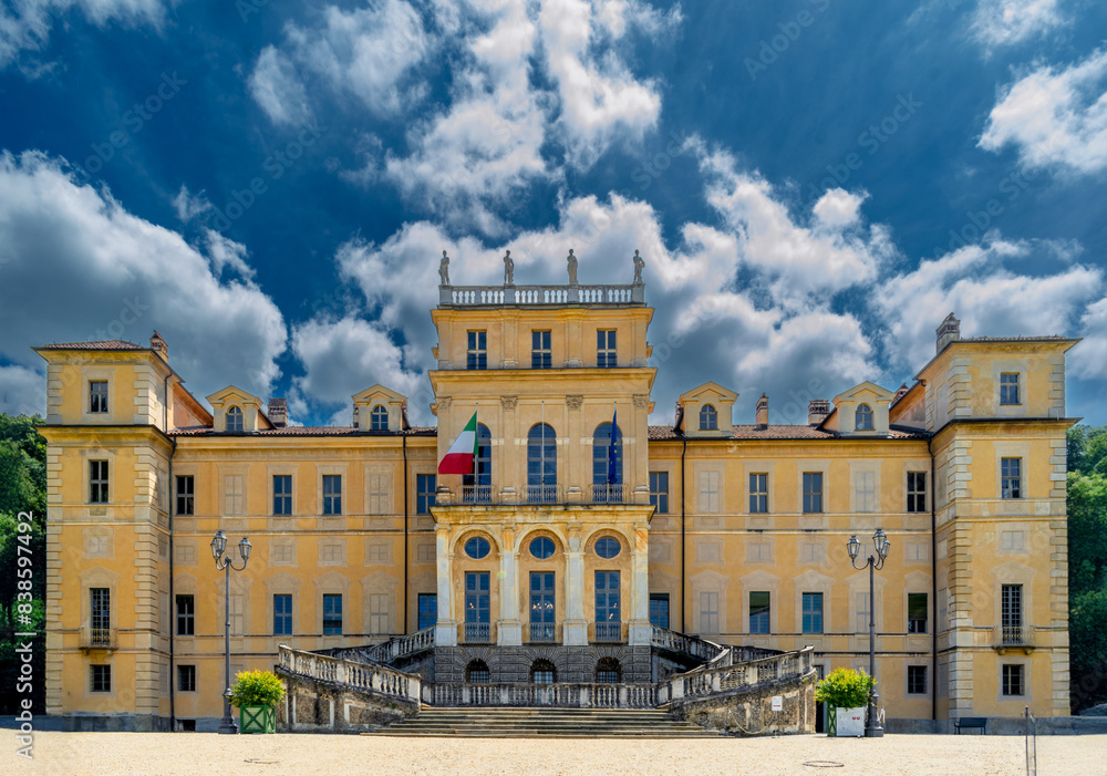 Turin, Italy: The Villa Della Regina (Queen Villa) residence of the queens of the royal house of Savoy on the hill of Turin Turin, Italy: The Villa Della Regina (Queen Villa) residence of the queens of the royal house of Savoy on the hill of Turin