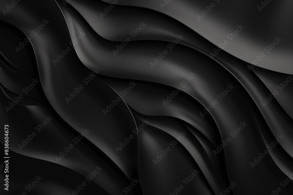 Fototapeta premium Classic black background with subtle gradients exuding timeless elegance and sophistication