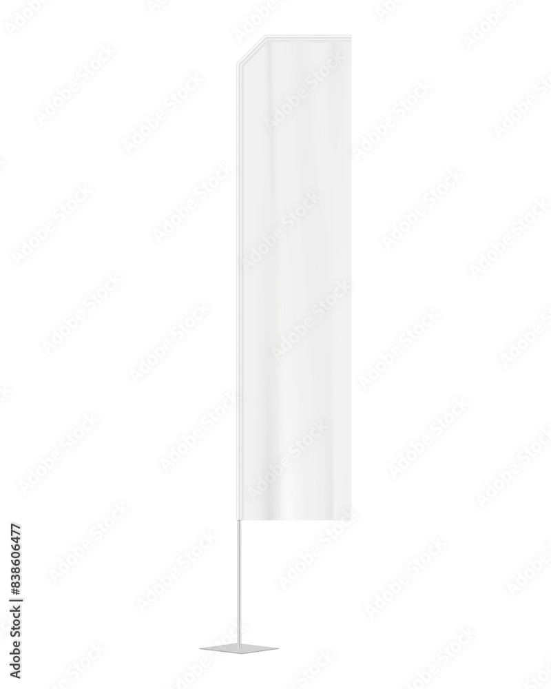 convex flag mock up isolated convex flag mock up isolated