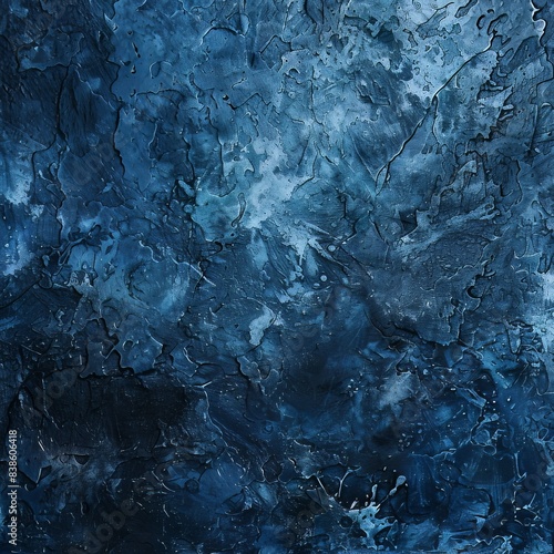 Blue abstract lava stone background © MahmudulHassan