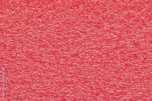 Melon pink expanded polyethylene foam sample skin texture background epe beads.