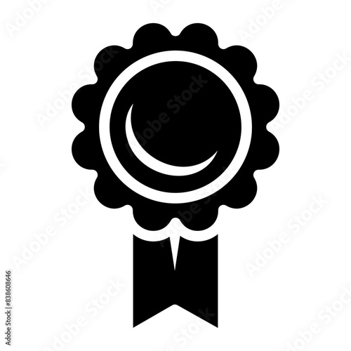 recognition badge glyph icon