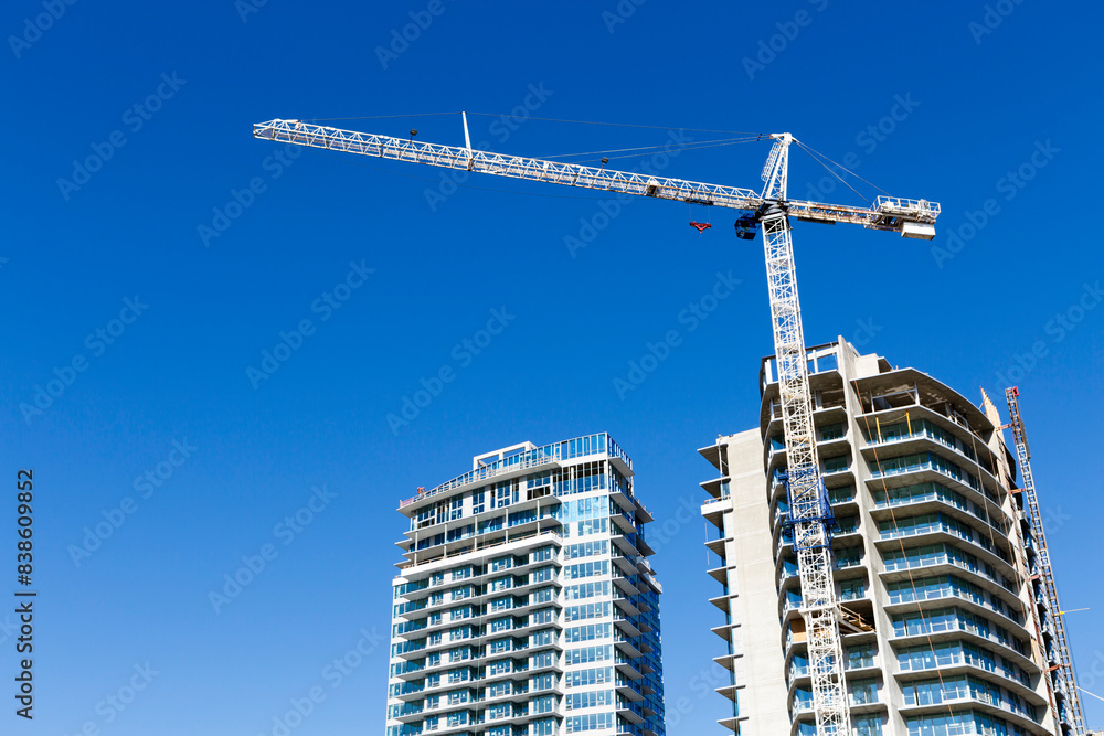 Fototapeta premium High Rise Building Construction Industry