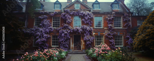 London estate garden view o...