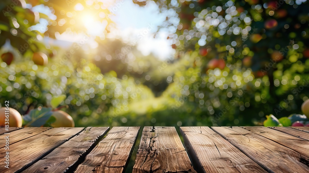 lychee fruit hanging on tree with wooden table and sunset at organic farm. AI generated illustration lychee fruit hanging on tree with wooden table and sunset at organic farm. AI generated illustration