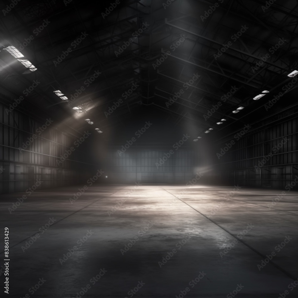 Empty big storehouse Empty big storehouse