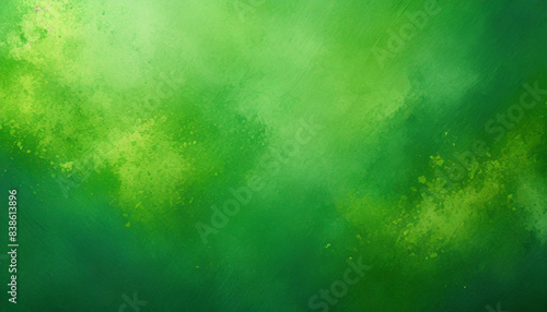 green abstract paint background with textured strokes, perfect for festive designs or artistic projects. © Your Hand Please