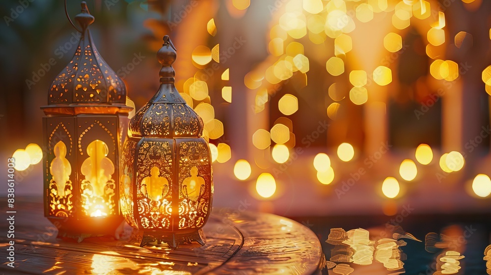 ramadan celebration with traditional lanterns and decorations islamic holiday concept photo ramadan celebration with traditional lanterns and decorations islamic holiday concept photo