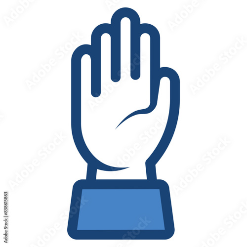 raise hand participation icon